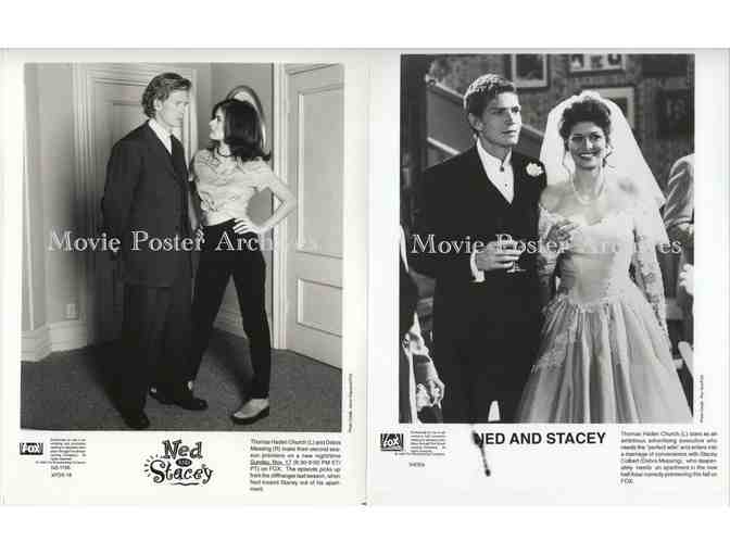 NED AND STACEY, 8x10 promo stills, Thomas Haden Church, Debra Messing, Greg Germann
