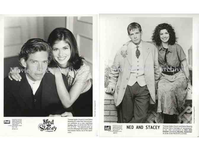 NED AND STACEY, 8x10 promo stills, Thomas Haden Church, Debra Messing, Greg Germann