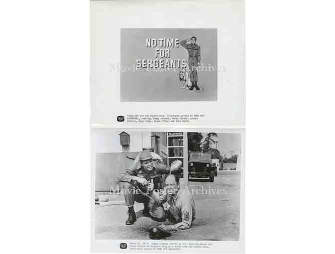 NO TIME FOR SERGEANTS, 8x10 promo stills, Sammy Jackson, Harry Hickox, Laurie Sibbald
