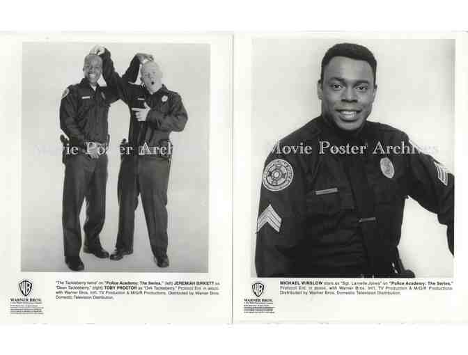POLICE ACADEMY: THE SERIES, 8x10 studio stills, Matt Borlenghi, Rod Crawford, Toby Proctor