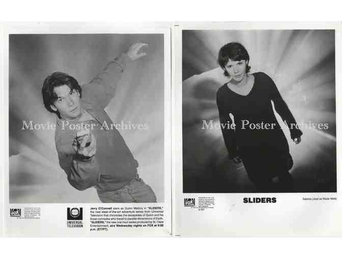 SLIDERS, 8x10 studio stills, Jerry OConnell, Cleavant Derricks, Sabrina Lloyd, John Rhys-Davies