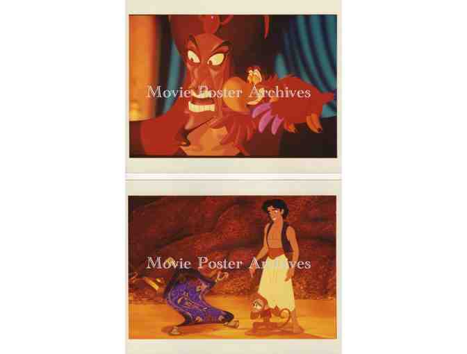 ALADDIN, 1992 8x10 color photos, Walt Disney animation, Robin Williams, Gilbert Gottfried