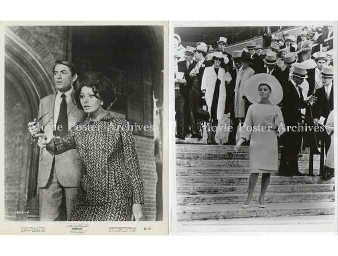 ARABESQUE, 1966, 8x10 stills, Gregory Peck, Sophia Loren, Alan Badel, Kieron Moore
