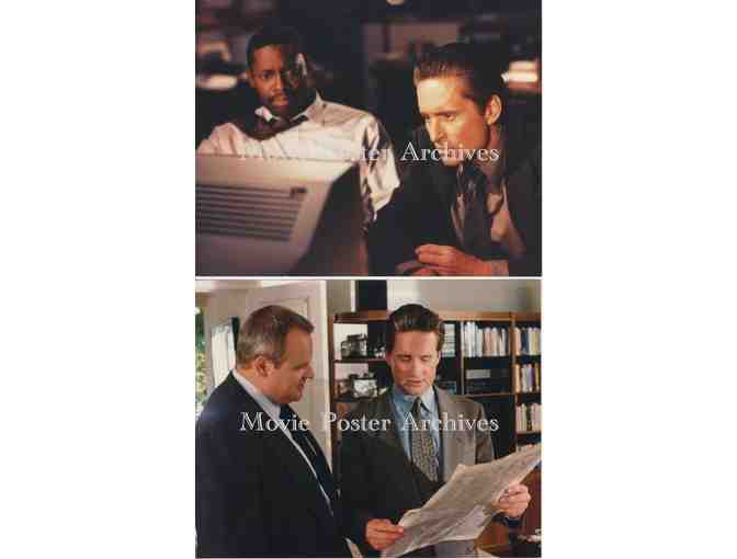 BASIC INSTINCT, 1992, COLOR PHOTOS, Michael Douglas, Sharon Stone, George Dzundza.