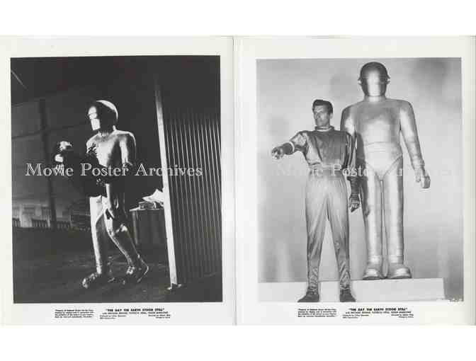 DAY THE EARTH STOOD STILL, 1951, 8x10 stills, classic sci-fi, Michael Rennie, Patricia Neal