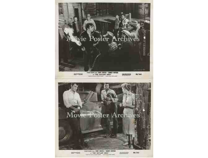 DEFIANT ONES, 1958, 8x10 stills, Tony Curtis, Sidney Poitier, Lon Chaney, Jr., Claude Akins.