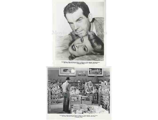 DOUBLE INDEMNITY, 1944, 8x10 stills, Fred MacMurray, Barbara Stanwyck, Tom Powers.