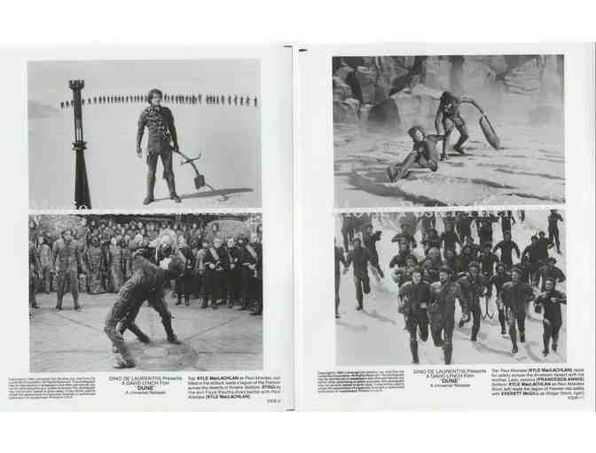 DUNE, 1984, 8x10 production stills, Kyle MacLachlan, Brad Dourif, Max Von Sydow, Sting