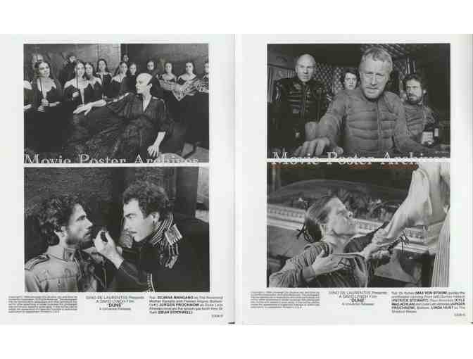 DUNE, 1984, 8x10 production stills, Kyle MacLachlan, Brad Dourif, Max Von Sydow, Sting
