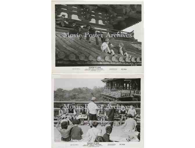 ESCAPADE IN JAPAN, 1957, 8x10 production stills, Teresa Wright, Cameron Mitchell