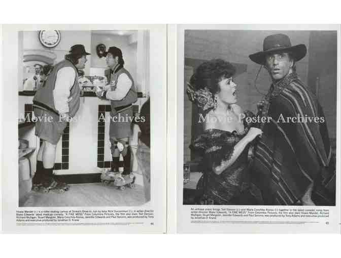 FINE MESS, 1986, 8x10 stills, Howie Mandel, Ted Danson, Richard Mulligan, Paul Sorvino.