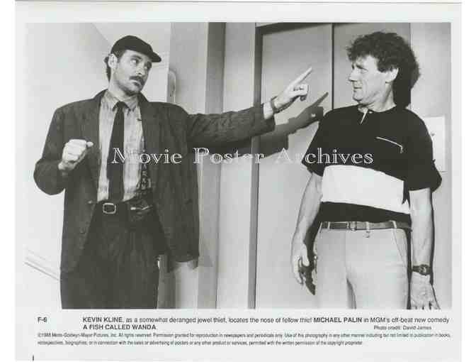 FISH CALLED WANDA, 1988, 8x10 production stills, Jamie Lee Curtis, Kevin Kline, Michael Palin