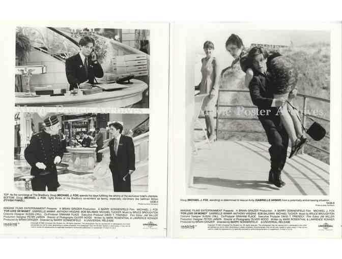 FOR LOVE OR MONEY, 1993, 8x10 production stills, Michael J. Fox, Gabrielle Anwar