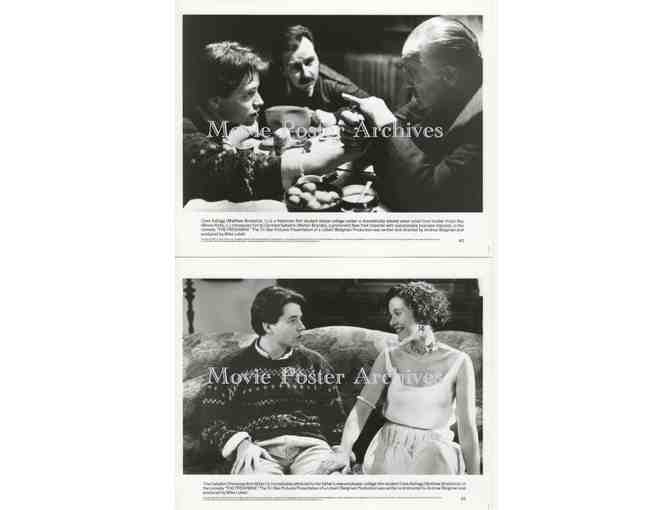 FRESHMAN, 1990, 8x10 production stills, Matthew Broderick, Marlon Brando, Bruno Kirby
