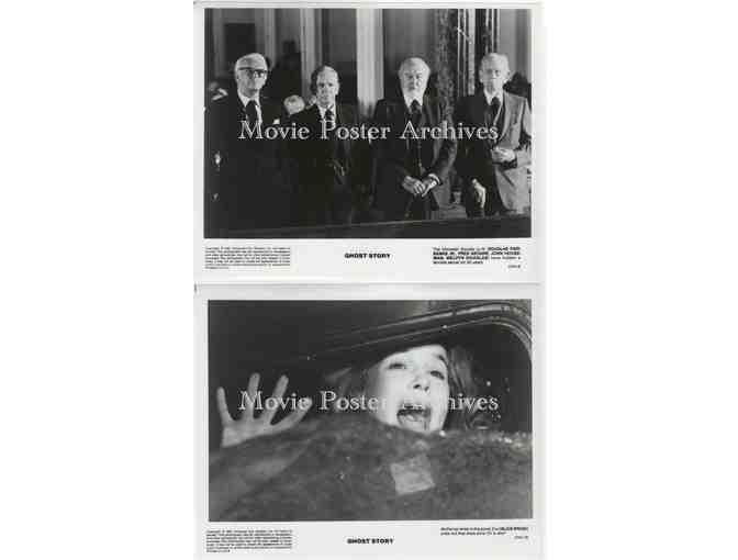 GHOST STORY, 1981, 8x10 production stills, Fred Astaire, Melvyn Douglas, Douglas Fairbanks Jr