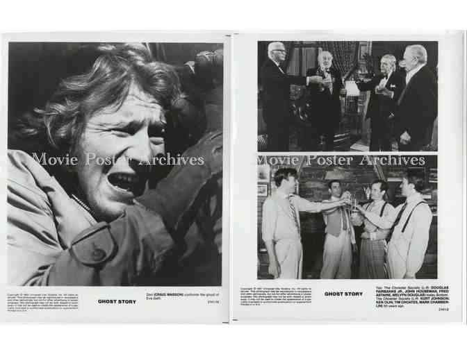 GHOST STORY, 1981, 8x10 production stills, Fred Astaire, Melvyn Douglas, Douglas Fairbanks Jr