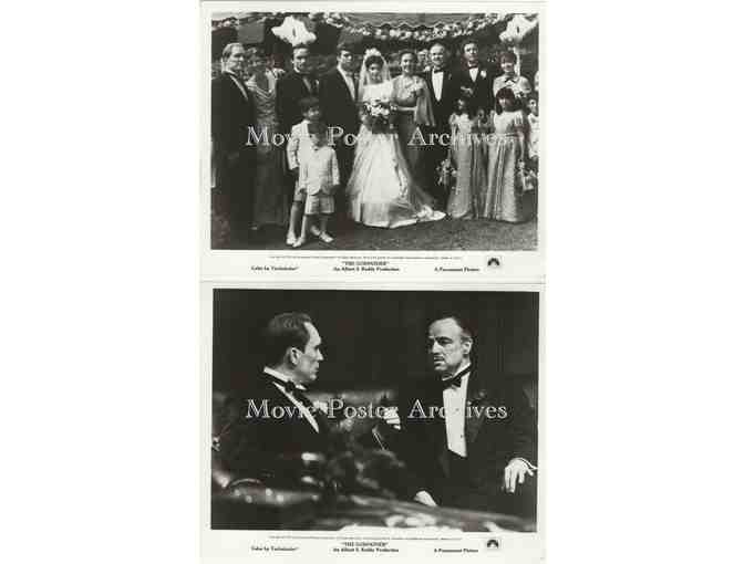 GODFATHER, 1972, 8x10 production stills, Studio Group, Marlon Brando, Al Pacino