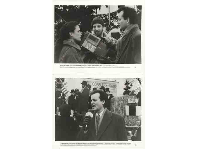 GROUNDHOG DAY, 1993, 8x10 production stills, Bill Murray, Andie MacDowell, Chris Elliott