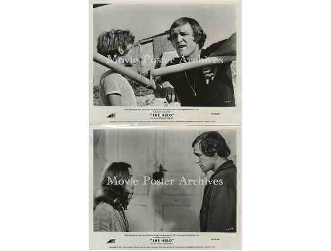 HERO, 1972, 8x10 production stills, Richard Harris, Romy Schneider, Maurice Kaufmann