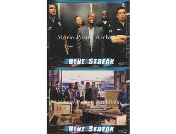 BLUE STREAK, 1999, Mini Lobby Cards, Martin Lawrence, Luke Wilson, William Forsythe.