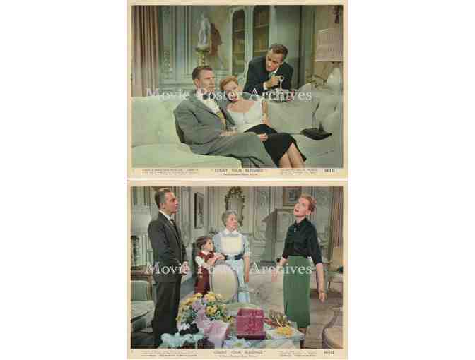COUNT YOUR BLESSINGS, 1959, Mini Lobby Cards, Deborah Kerr, Maurice Chevalier