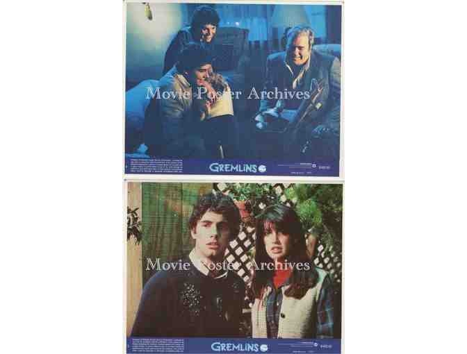 GREMLINS, 1984, Mini Lobby Cards, Zach Galligan, Phoebe Cates, Hoyt Axton, Corey Feldman