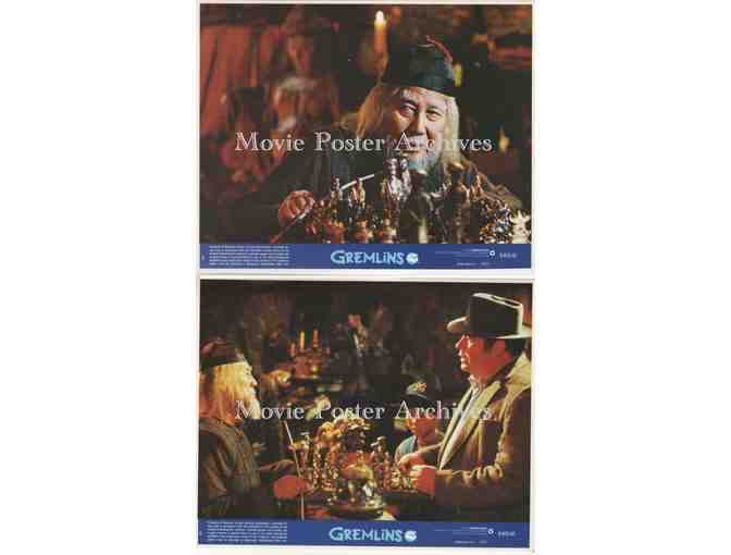 GREMLINS, 1984, Mini Lobby Cards, Zach Galligan, Phoebe Cates, Hoyt Axton, Corey Feldman