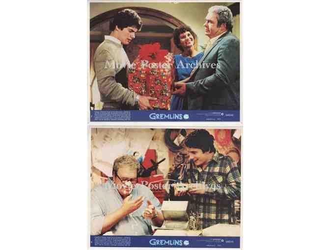 GREMLINS, 1984, Mini Lobby Cards, Zach Galligan, Phoebe Cates, Hoyt Axton, Corey Feldman