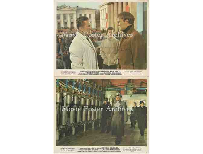HEROES OF TELEMARK, 1966, Mini Lobby Cards, Kirk Douglas, Richard Harris, Michael Redgrave