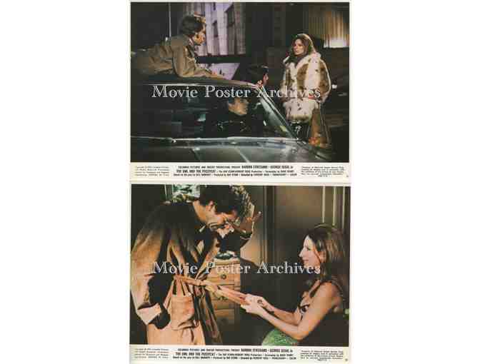 OWL AND THE PUSSYCAT, 1970, Mini Lobby Cards, Barbra Streisand, George Segal, Robert Klein.