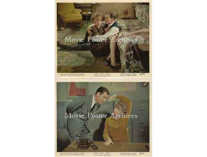 ASK ANY GIRL, 1959, Mini Lobby Cards, David Niven, Shirley MacLaine, Rod Taylor, Jim Backus