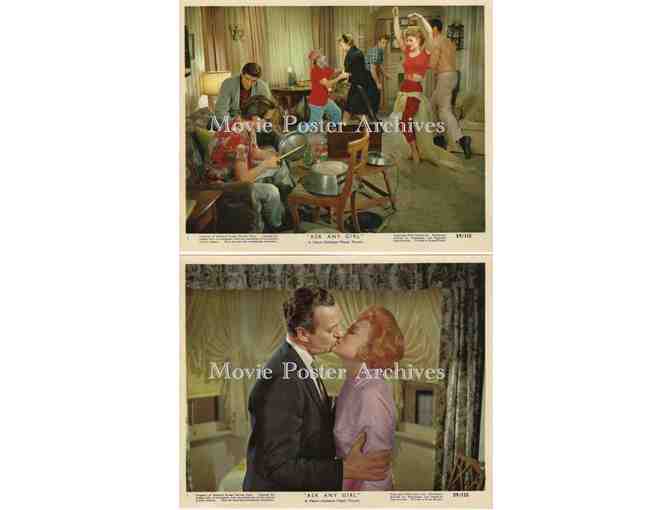 ASK ANY GIRL, 1959, Mini Lobby Cards, David Niven, Shirley MacLaine, Rod Taylor, Jim Backus
