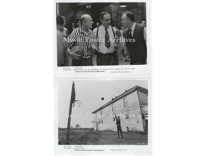 HOOSIERS, 1986, 8x10 production stills, Gene Hackman, Barbara Hershey, Dennis Hopper