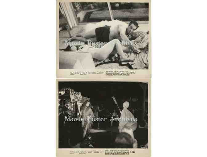 HOWS YOUR LOVE LIFE, 1971, 8x10 production stills, John Agar, Leslie Brooks, Mary Beth Hughes