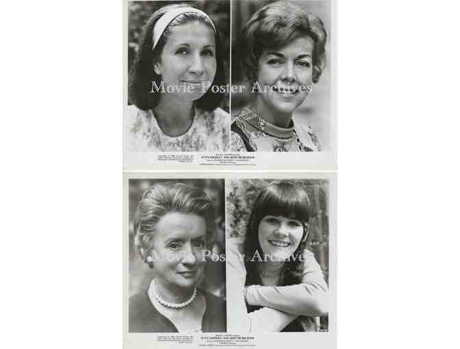 IF ITS TUESDAY THIS MUST BE BELGIUM, 1969, 8x10 production stills, Suzanne Pleshette, Norman Fell