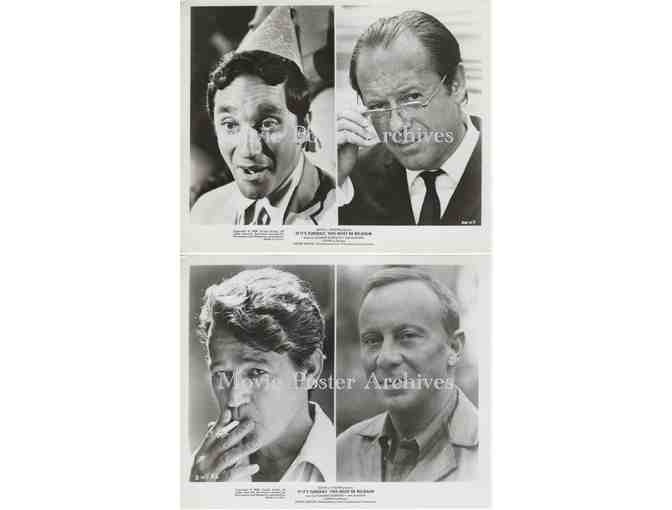 IF ITS TUESDAY THIS MUST BE BELGIUM, 1969, 8x10 production stills, Suzanne Pleshette, Norman Fell
