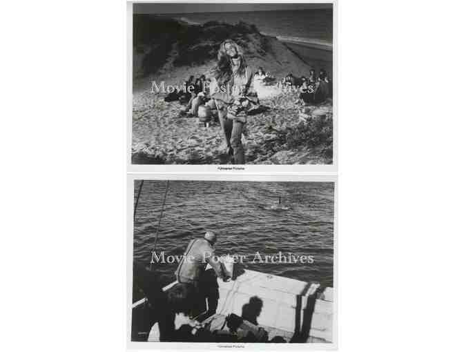 JAWS, 1975, 8x10 production stills, Roy Scheider, Richard Dreyfuss, Robert Shaw, Lorraine Gary