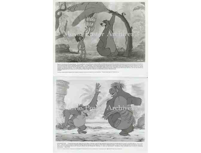 JUNGLE BOOK, 1967, 8x10 production stills, Walt Disney animated feature film