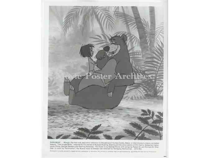 JUNGLE BOOK, 1967, 8x10 production stills, Walt Disney animated feature film