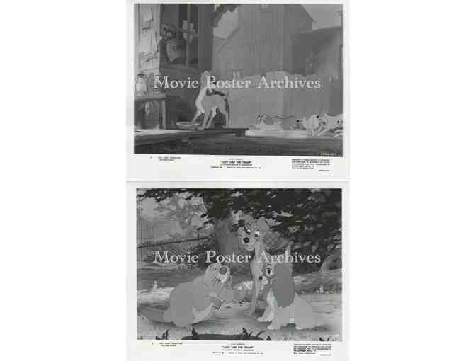 LADY AND THE TRAMP, 1955, 8x10 production stills, Walt Disney animated feature film