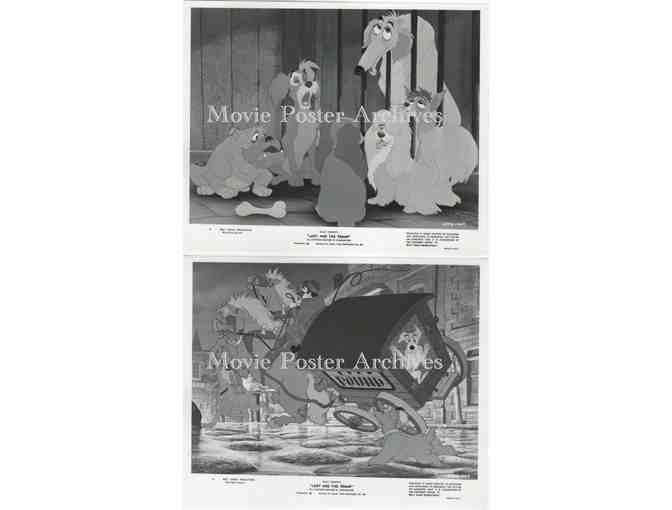 LADY AND THE TRAMP, 1955, 8x10 production stills, Walt Disney animated feature film