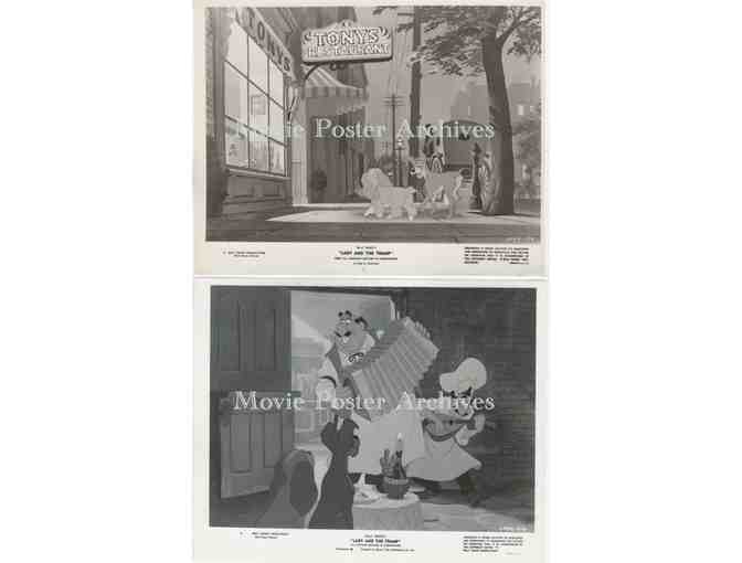 LADY AND THE TRAMP, 1955, 8x10 production stills, Walt Disney animated feature film
