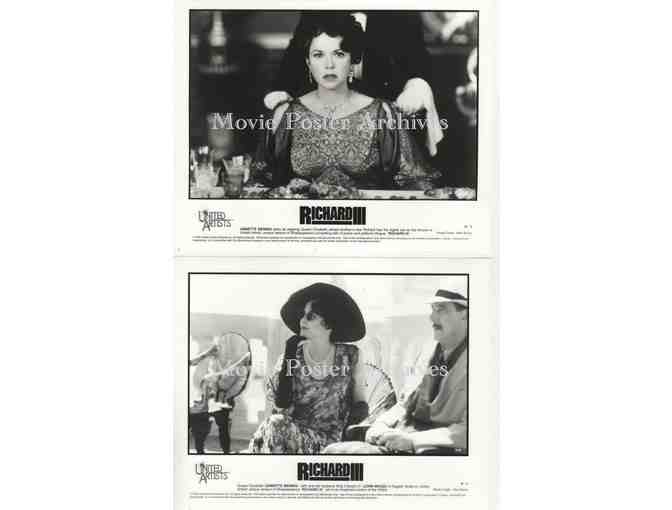 RICHARD III, 1995, 8x10 production stills, Ian McKellen, Annette Bening, Robert Downey Jr.