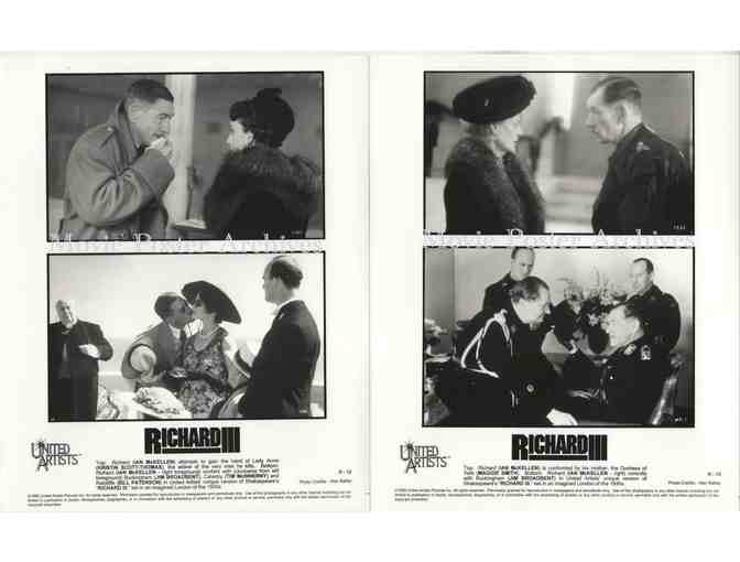 RICHARD III, 1995, 8x10 production stills, Ian McKellen, Annette Bening, Robert Downey Jr.