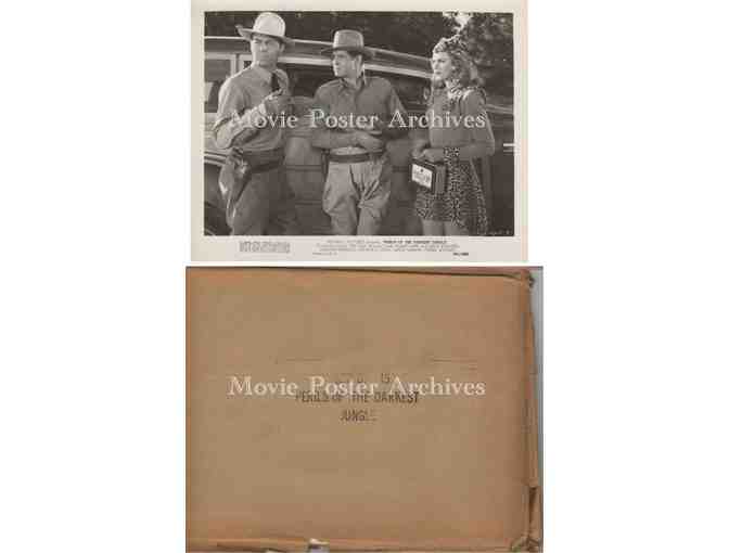 TIGER WOMAN, 1944, 8x10 production stills, Republic serial, Perils of the Darkest Jungle