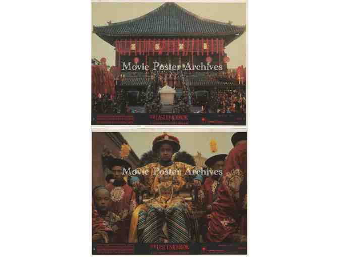 LAST EMPEROR, 1987, Mini Lobby Cards, John Lone, Joan Chen, Peter OToole, Victor Wong