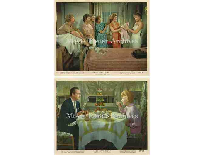 ASK ANY GIRL, 1959, Mini Lobby Cards, David Niven, Shirley MacLaine, Rod Taylor, Jim Backus