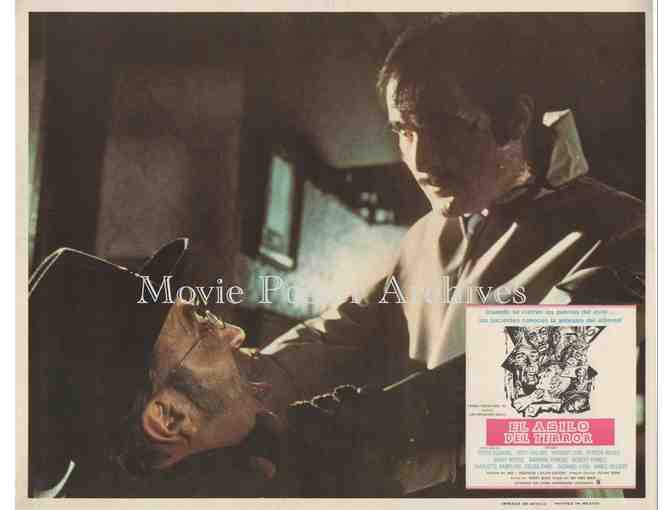 ASYLUM, 1972, lobby card set, Peter Cushing Britt Ekland, Herbert Lom, Barbara Parkins