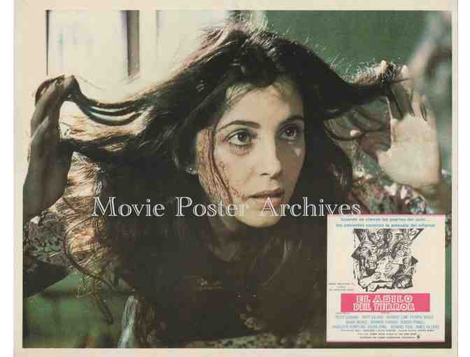 ASYLUM, 1972, lobby card set, Peter Cushing Britt Ekland, Herbert Lom, Barbara Parkins