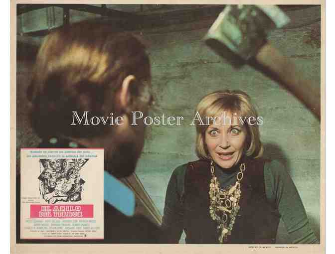 ASYLUM, 1972, lobby card set, Peter Cushing Britt Ekland, Herbert Lom, Barbara Parkins